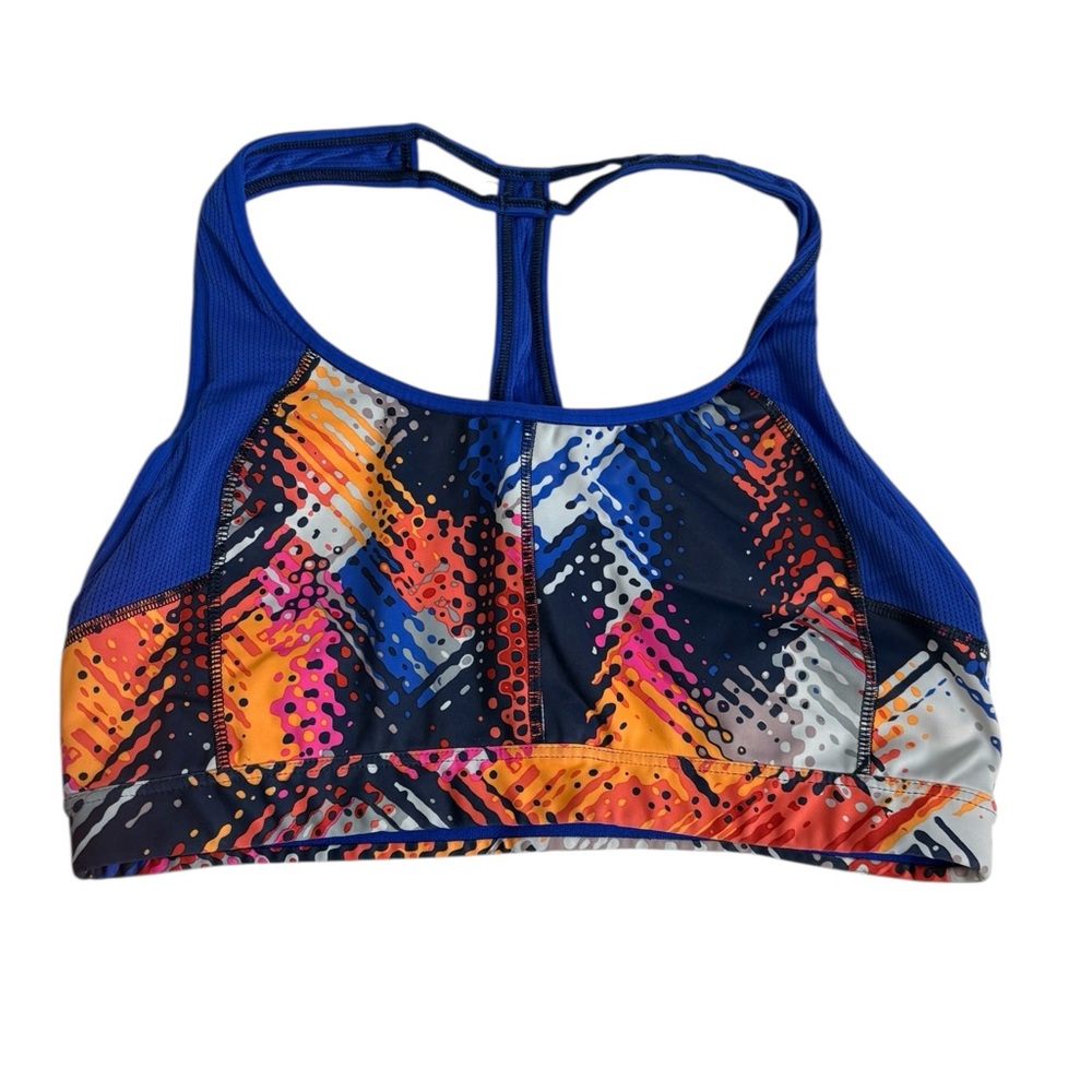 Athleta Advance Sprint Sports Bra Size Medium Colorful
